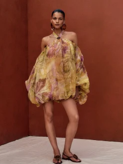 ANDREA IYAMAH BAYO DRESS - VIBRA PRINT