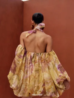 ANDREA IYAMAH BAYO DRESS - VIBRA PRINT