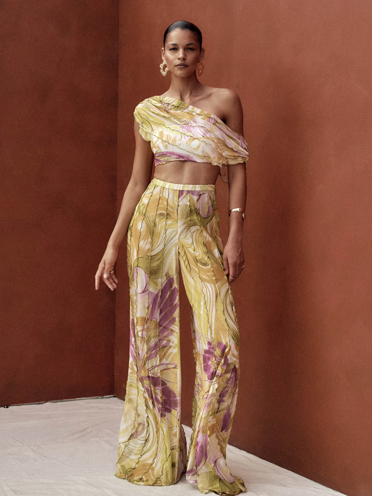 ANDREA IYAMAH FARA PANTS - VIBRA PRINT