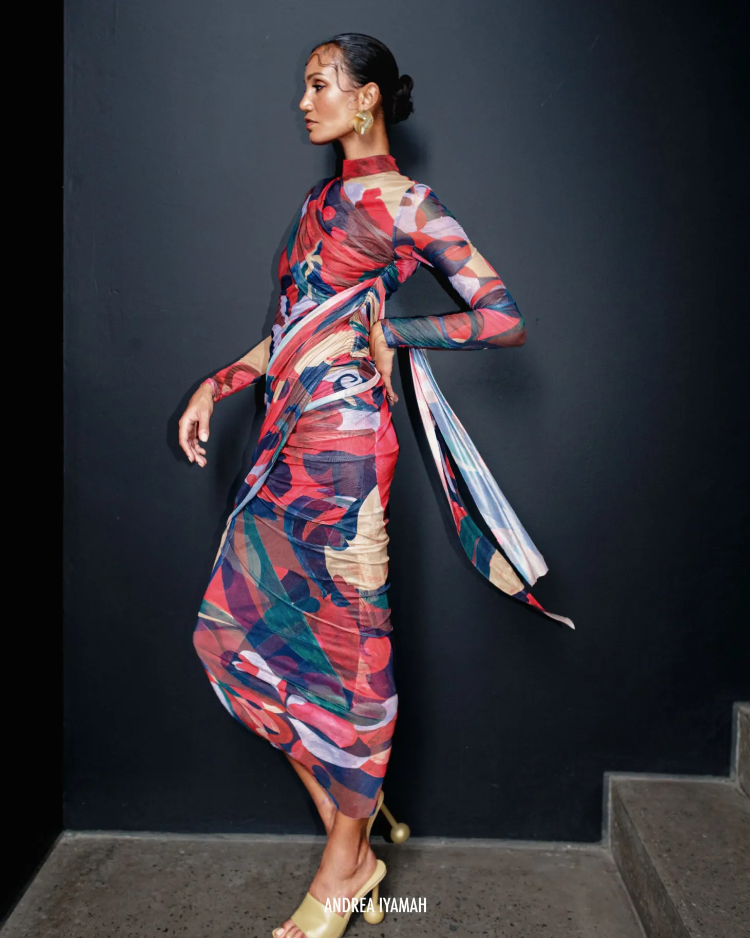 ANDREA IYAMAH KALA DRESS - LEWE