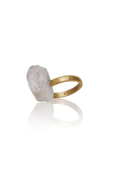 ANDREA IYAMAH KARR CRYSTAL GEMSTONE RING
