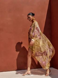ANDREA IYAMAH LABU ROBE - VIBRA PRINT