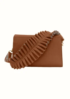ANDREA IYAMAH MALA BROWN SHOULDER BAG