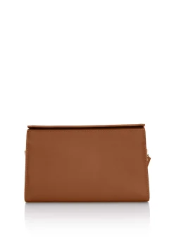 ANDREA IYAMAH MALA BROWN SHOULDER BAG