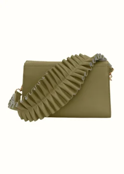ANDREA IYAMAH MALA GREEN SHOULDER BAG