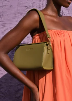 ANDREA IYAMAH MALA GREEN SHOULDER BAG