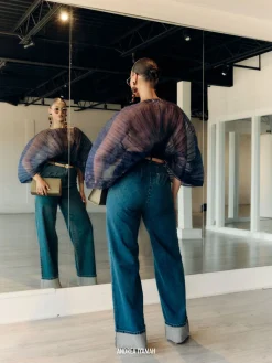 ANDREA IYAMAH NEVY PANTS - DENIM