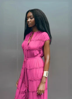 ANDREA IYAMAH SINA TUNIC - MAGENTA