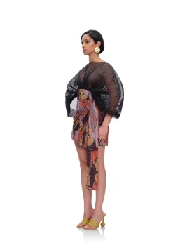 ANDREA IYAMAH SOMBRA BODYSUIT - ONYX