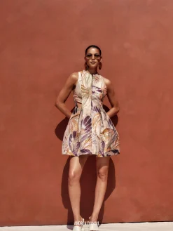ANDREA IYAMAH VENTI DRESS - VIBRA JACQUARD